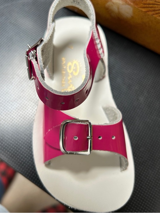 Salt Water Sandals by Hoy Other - Salt Water Sandals by Hoy Hot Pink Buckle Girls Sandal. NWT.